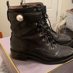 Combat Boots with Detail